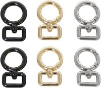 Accessoires de quincaillerie de haute qualité : ressorts de déclenchement, anneaux toriques de formes variées, mousquetons pour porte-clés et boucles