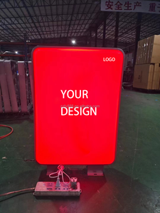 ZZFY cubierta en blanco 12V LED impermeable publicidad <span class=keywords><strong>caja</strong></span> <span class=keywords><strong>de</strong></span> <span class=keywords><strong>luz</strong></span> 40x40cm 50x50cm 60x60cm tamaños personalizables interior/exterior aluminio - Product Image 3