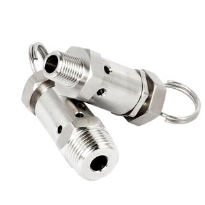 Soupape de sécurité pneumatique haute température en acier inoxydable 304 pour compresseur d'air, réservoir de gaz, chaudière à vapeur, décompression intelligente - Product Image 1