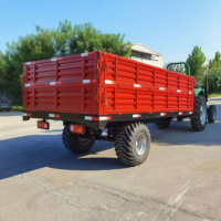 Remorques Agricoles Basculantes Mono-Essieu de Haute Qualité 5 Tonnes pour Tracteur, Style Européen