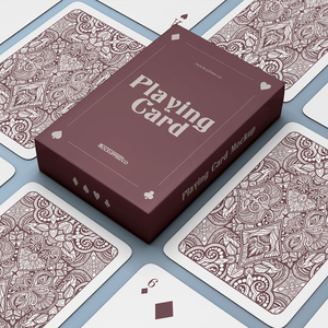 Juego de Cartas de Póker de Marca OEM en Caja de Regalo, Papel Recubierto con Núcleo Negro Alemán, Laminado con Película, Cartas de Póker de Gama Media a Alta - Product Image 4