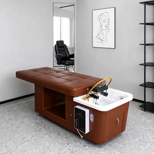 Cama de masaje eléctrica moderna Kisun, mesa de cuidado, muebles, peluquería de Metal, silla de lavado para peluquerías - Product Image 3