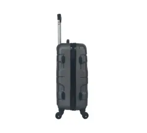 Benutzer definierte 24-Zoll-Handgepäck Spinner Kleinkind gepäck Geschäfts reise Roll koffer schwarz leichtes Gepäck für Unisex