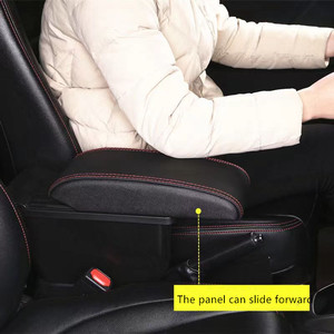 Reposabrazos de Cuero para Toyota Hilux 2014~2020, Caja de Almacenamiento USB, Accesorios para la Consola Central del Automóvil - Product Image 2