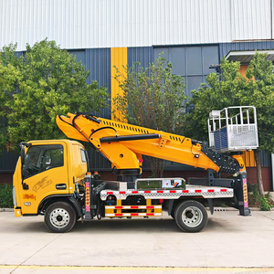 شاحنة عمل جوي صينية مزودة برافعة هيدروليكية تلسكوبية متحركة على هيكل هومان بارتفاع 32 متر - Product Image 2