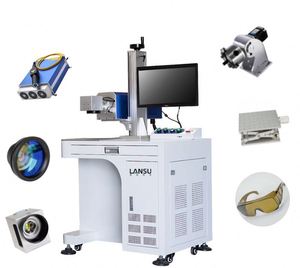 เครื่องแกะสลักและทำเครื่องหมายด้วยเลเซอร์ CO2 รุ่น LANSU ใช้งานง่าย กำลังไฟ 100W/30W แบบ Galvo สำหรับไม้และกระดาษ รองรับไฟล์ DXF/AI แบบตั้งโต๊ะ - Product Image 6