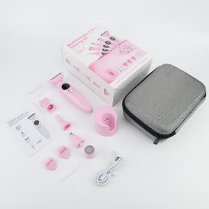 Lanumi 733 Rasoir électrique pour <span class=keywords><strong>femme</strong></span> 5 en 1 étanche IPX7, <span class=keywords><strong>tondeuse</strong></span> à poils du visage, bikini, corps, <span class=keywords><strong>coupe</strong></span> de <span class=keywords><strong>cheveux</strong></span> pour femmes, batterie, usage domestique - Product Image 6