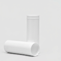 Bouteille en plastique pour capsules de café en PP, tube avec bouchon à clapet, emballage personnalisé avec impression sur mesure