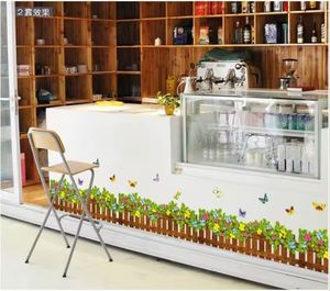 Pegatinas Decorativas de Pared con Diseño de Plantas Artificiales para Esquinas, Recortes Decorativos para Dormitorios y Pasillos, Autoadhesivas, Decoración del Hogar - Product Image 5