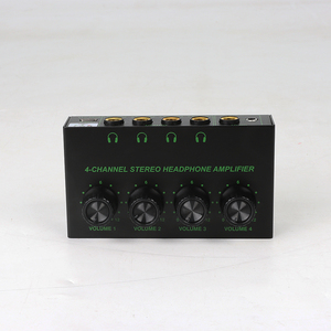 Amplificateur <span class=keywords><strong>casque</strong></span> HA400P RGB <span class=keywords><strong>4</strong></span> <span class=keywords><strong>canaux</strong></span> pour studio et surveillance en direct Répartiteur <span class=keywords><strong>casque</strong></span> MIXAMP - Product Image 1