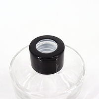 Bouteille diffuseur en verre de luxe vide avec bouchon doré pour huiles aromatiques, 50 ml, 100 ml, 150 ml, 200 ml, vente en gros