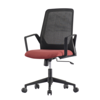 Chaise de bureau ergonomique mobile en maille réglable, moderne et personnalisable pour visiteurs - Vente en gros