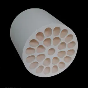 99%alumina Ceramic 99 Al2o3 Bulge Pipe Alumina Ceramic Tube Using Isostatic Press