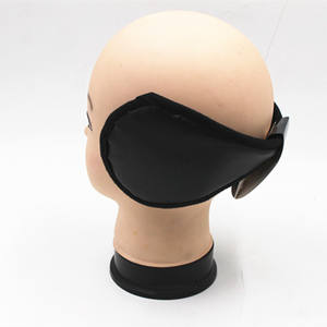 Couvre-oreilles en PU pour hommes, noirs, épais, chauds et protecteurs pour l'hiver, pour le cyclisme, à porter après application d'huile sur la peau - Product Image 5