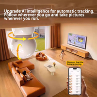 Caméra de vision nocturne ultra-claire pour la maison, sans fil, WiFi, carte mémoire et stockage dans le cloud, interphone vocal à distance pour téléphone portable, mini caméra