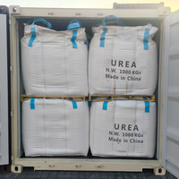 Pupuk Nitrogen Urea Prilled dalam Kemasan Karung PP 50kg / 1000kg untuk Pertumbuhan Tanaman
