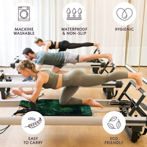 Nouveau tapis de Pilates en daim de haute qualité, durable, léger, antidérapant, en caoutchouc et daim, pour le fitness - Product Image 2