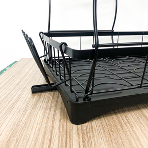 Escurridor de Platos Metálico Moderno de Dos Niveles, Soporte para Utensilios, Estante para Secar Vajilla, Organizador de Cubiertos - Product Image 5