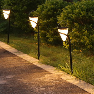 Conception Moderne Ronde 5W Borne Lumineuse Extérieure Étanche Led Solaire Jardin Lumières Pour Jardin Cour - Product Image 2