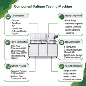 Máquina de Prueba de Fatiga <span class=keywords><strong>para</strong></span> Accesorios de Baño Personalizada, <span class=keywords><strong>para</strong></span> Control de Calidad en Laboratorio, Probador de Bomba de Inodoro - Product Image 3