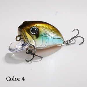 <span class=keywords><strong>Leurre</strong></span> de pêche artificiel dur peint en ABS de 40 mm 8 g pour la pêche en rivière d'eau douce, action flottante, crankbaits pour la basse - Product Image 6
