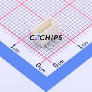 ZH-4AW Wire-to-Board Pin Header Bent Lead Through Hole,P=1.5mm Connector 1x4P 1.5mm Right Angle Insert ZH - Product Image 1
