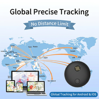 Traceur GPS pour animaux de compagnie et bagages, étanche IP67, positionnement global précis, sans frais mensuels, mini, magnétique, Android, iOS, en temps réel