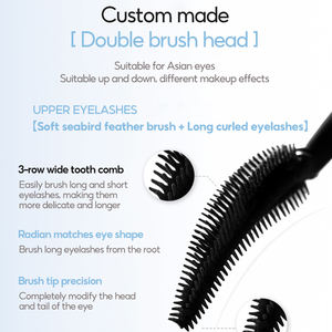 Into You Máscara de pestañas de doble punta Gel resistente al agua Fórmula química de doble cabeza de China - Product Image 4