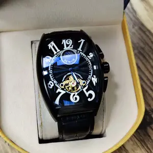 New Switzerland top ten automatic mechanical watch silicone watchband luminous waterproof student movement carved men's watch