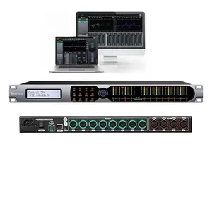 3 giriş 6 çıkış profesyonel dijital DSP sürücü rafı PA2 ses işlemcisi hoparlör yönetim sistemi