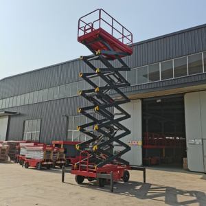 Nueva Plataforma Elevadora de Tijera Hidráulica Móvil para Exteriores con Capacidad de Carga de 500-1000 kg, Tipo Remolque - Product Image 2