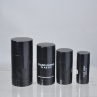 Tube de conteneur vide personnalisé de 30g 50g de gel à enroulement torsadé bleu clair pour crème solaire en bâton emballage de déodorant en plastique