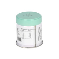 Offre Spéciale vide 30g 50g Matcha boîte de conserve emballage hermétique rond thé vert café Matcha poudre étain boîte joint couvercle Matcha étain