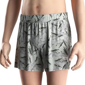 Shorts d'entraînement blancs en nylon élasthanne à séchage rapide pour la musculation et le sport, par le fabricant Sublimation Sports - Product Image 5