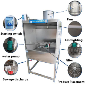 Small Water Curtain Spray Booth Water Curtain Cabinet Spray Paint Machine Paint Box Metal Coating Machinery <strong>Plating</strong> <strong>Price</strong> - Product Image 5