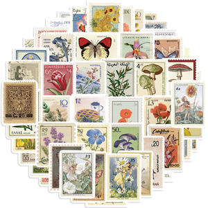 Sellos postales globales Reino Unido EE. UU. Francia Alemania Australia Colección de pegatinas de sellos - Product Image 3