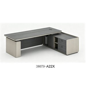 Escritorio Ejecutivo Moderno de Madera con Gabinete de Almacenamiento 38079-A16X, Muebles de Oficina Independientes - Product Image 3