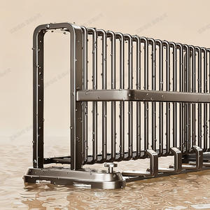 Porte-serviettes de salle de bain Blue Vine à 4 barres, étagère murale à ventouse, sans perçage requis - Product Image 4