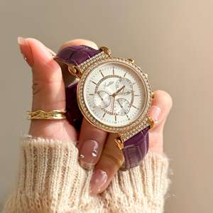 Scottie 9136 2025 Nieuwe Iced Out Luxe Horloges Waterdichte Mode Quartz Horloge voor Dames - Product Image 1