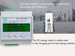 LCD 화면이있는 <span class=keywords><strong>WiFi</strong></span> 스마트 DC 전력 분석기 3 상 Din 레일 설치-에너지 배터리 미터 - Product Image 6