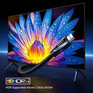 Câble <span class=keywords><strong>HDMI</strong></span> 2.1 UGREEN 8K/60Hz 4K/120Hz, répartiteur <span class=keywords><strong>HDMI</strong></span>, 48 Gbps, ultra haute vitesse, câble <span class=keywords><strong>HDMI</strong></span> tressé en nylon pour TV et ordinateur - Product Image 4