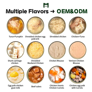 Venta al por mayor de alimentos orgánicos enlatados para mascotas | OEM/ODM Suministro de fábrica Comida húmeda para gatos y perros | Receta de pollo y vegetales de alta proteína - Product Image 4