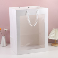 Sac fourre-tout cadeau en papier kraft brun imprimé sur mesure pour bougie pour événements et souvenirs de marque