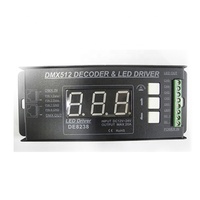 Décodeur DMX512 5 canaux IP40 avec pilote LED pour bande RGBW, contrôleur RGBW 5 canaux