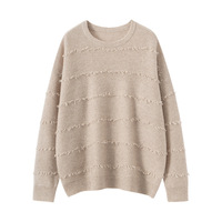 Pull en cachemire 100% classique, écologique, pour femmes, OEM ODM