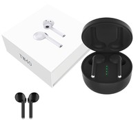 Mini auriculares deportivos estéreo tws 5,0 con Bluetooth, auriculares inalámbricos con micrófono y estuche de carga