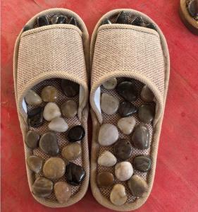 Sandal Pebble Acupressure, sandal pijat Spiky untuk bantuan <span class=keywords><strong>Plantar</strong></span> Fasciitis & stimulasi kaki - Product Image 4