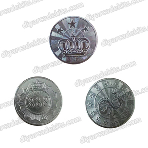 Cheap Price Shuangkuai Apple Pattern 25x25mm Metal for Game Tokens Arcade Amusement Park Challenge Coins Games - Product Image 4