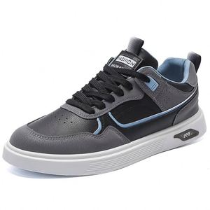 Zapatillas Deportivas Casuales Blancas Transpirables con Cordones, Estilo Coreano, Modernas y Versátiles para Hombre, Venta al Por Mayor - Product Image 5