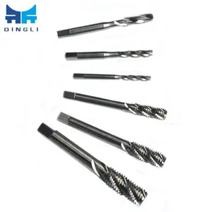 Cemened tungsten carbide hand tap thread cuttercnc tap machine tap thread milling cutter for sale